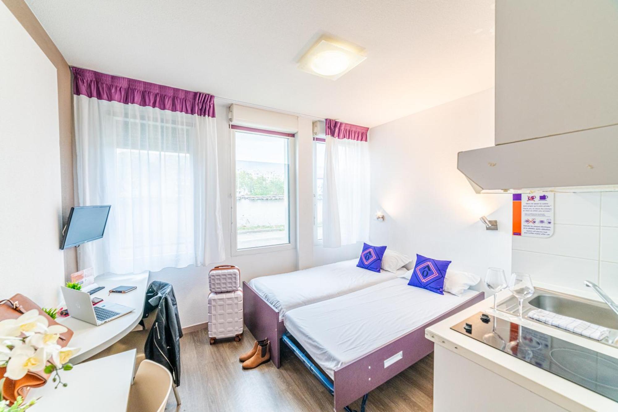 Apartamento estudio con cama nido