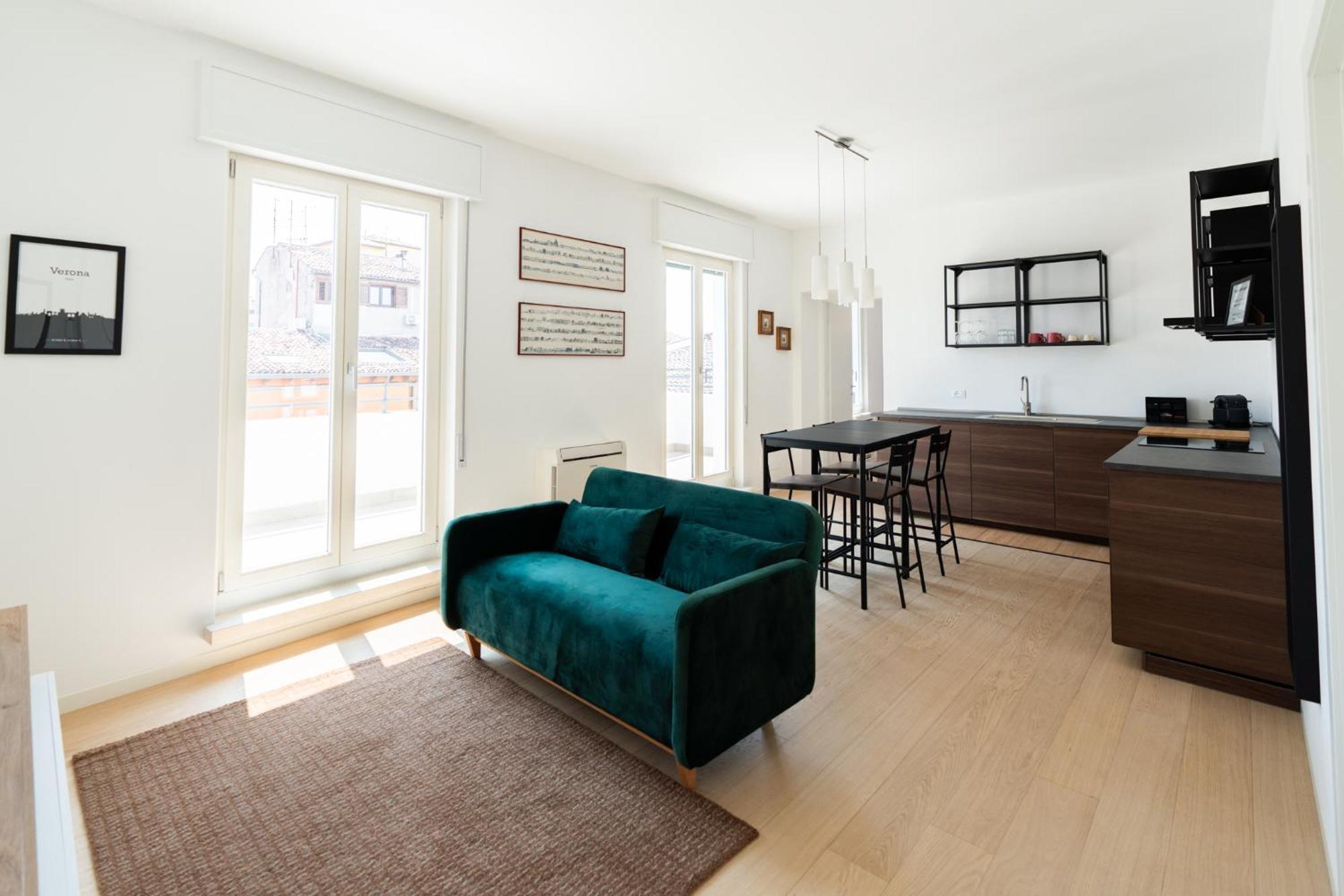 Deluxe One-Bedroom Apartment City View