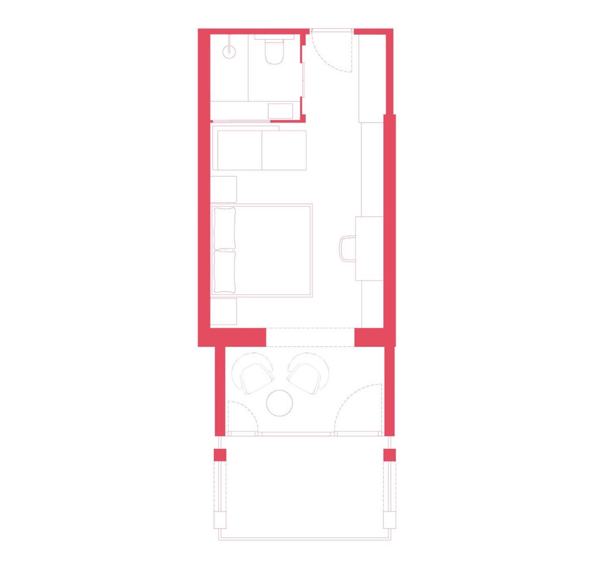 Comfort Double Room Balcony Mountain View