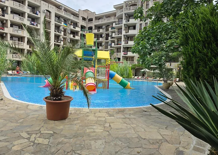 Cascadas Pool View Luxury Apartment Sunny Beach