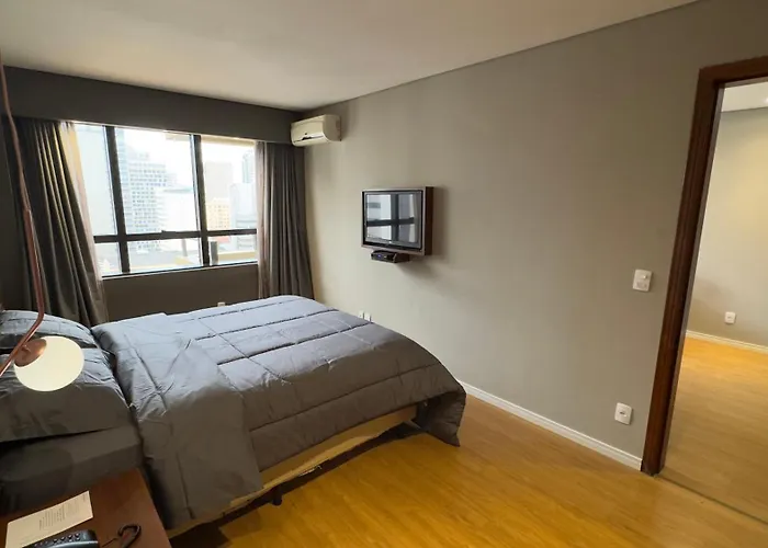 Otimo Apartamento Batel Ate 4 Pessoas! Apartamento Em Hotel Servico 24H