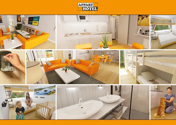 APPART'HÔTEL Les Prés Blondeau, 1 à 10 personnes, 3 chambres, Terrasse, Parking privé, Wifi, Arrivée autonome 24-7